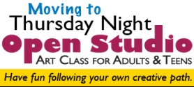2017 Thursday Open Studio Night for Teens and Adults