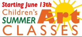 2017 June and July Kids Art Classes Grades 1–6